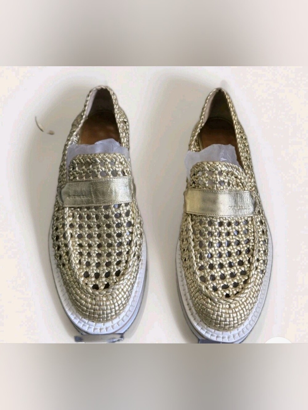Robert Clergerie - Made In France Belma leather platform loafers Sz 9